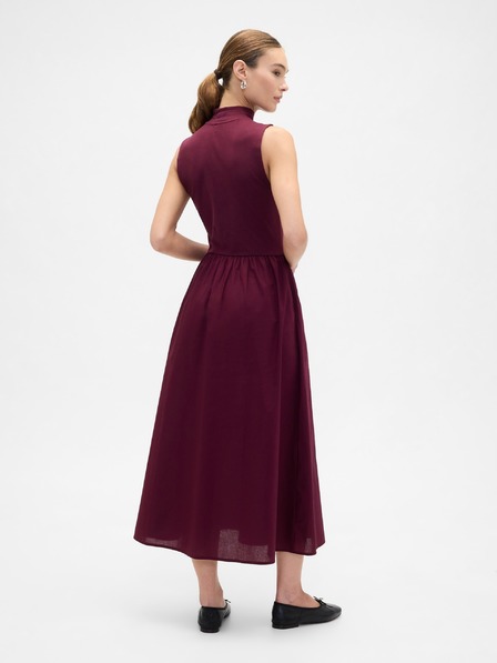GAP Damen-Maxikleid mit Popeline-Rock GAP