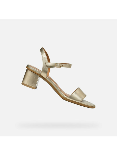 Geox Goldene Damen Sandalen Geox Aurely 50