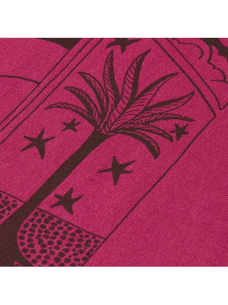 Scotch & Soda Dunkelrosa Damen-T-Shirt Scotch & Soda