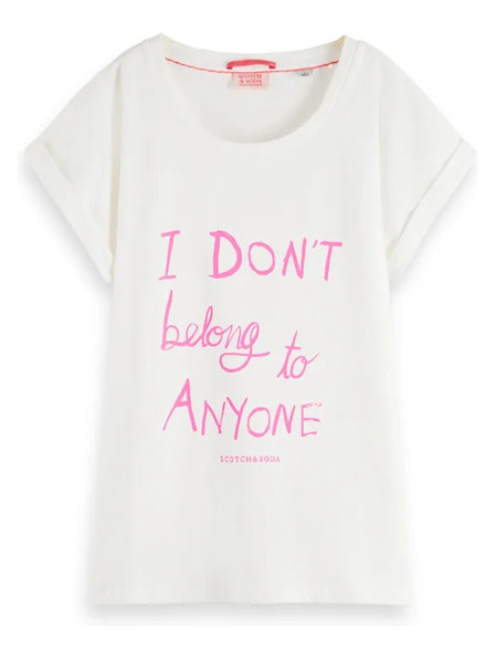 Scotch & Soda Weißes Damen-Shirt von Scotch & Soda