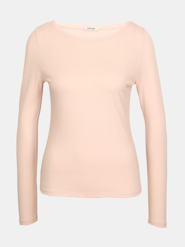 Orsay Hellrosa Damen Langarm-T-Shirt ORSAY