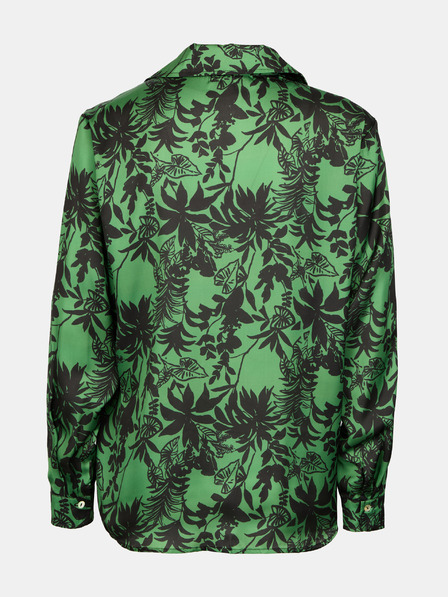 Orsay Grüne gemusterte Damenbluse ORSAY