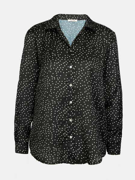 Orsay Schwarze gemusterte Damenbluse ORSAY