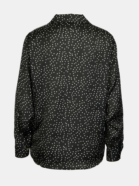 Orsay Schwarze gemusterte Damenbluse ORSAY