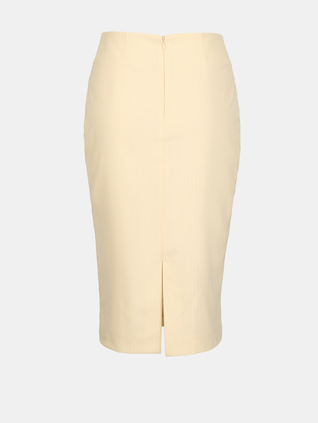 Orsay Cremefarbener Damen-Bleistiftrock mit Streifen ORSAY