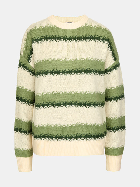 Orsay Grüner Damen-Streifenpullover ORSAY