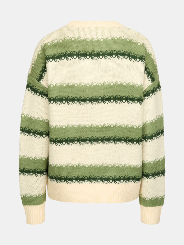 Orsay Grüner Damen-Streifenpullover ORSAY