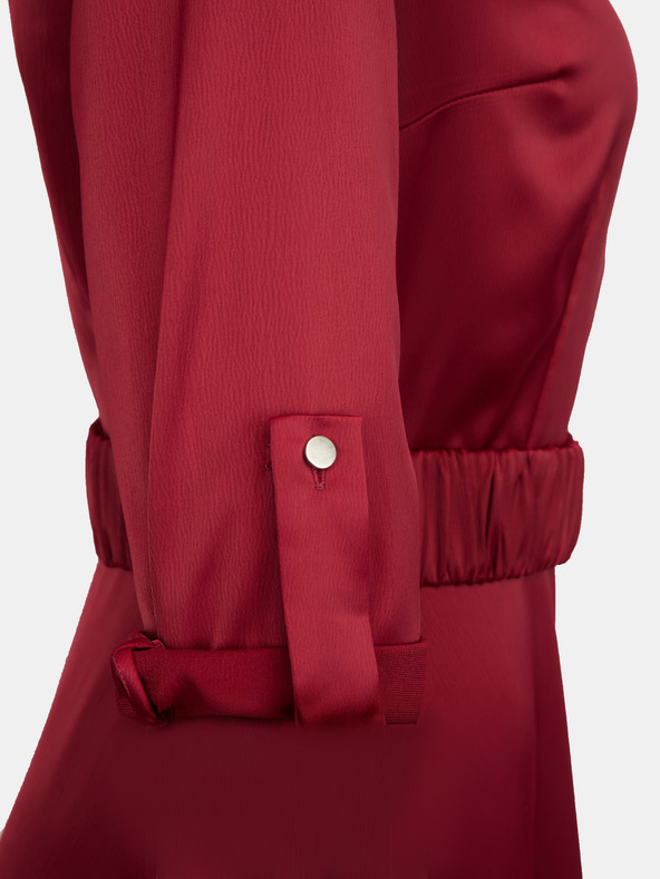 Orsay Weinrotes Damen-Hemdkleid ORSAY