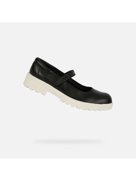 Geox Schwarze Mädchen-Ballerinas Geox Casey