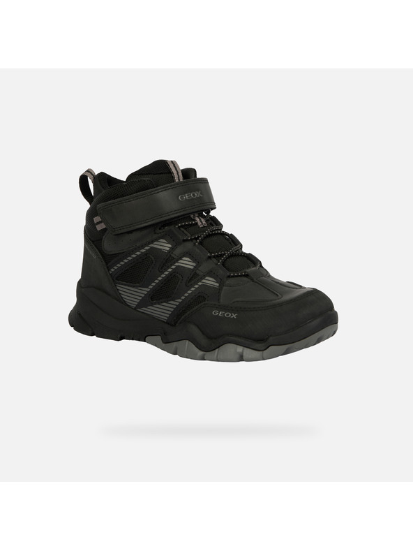 Geox Schwarze Jungen-Sneaker Geox Montrack B ABX