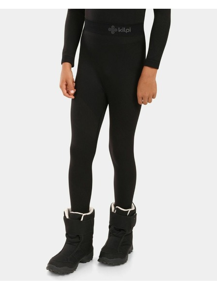 Kilpi Kinder nahtlose Thermo-Hose Kilpi NIEL-JB Schwarz