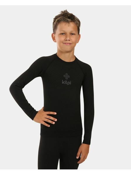 Kilpi Jungen nahtloses Thermo-Langarmshirt Kilpi NATHAN-JB Schwarz