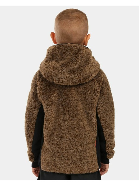 Kilpi Jungen Flauschiges Fleece-Sweatshirt mit Kapuze Kilpi NORKA-JB Braun