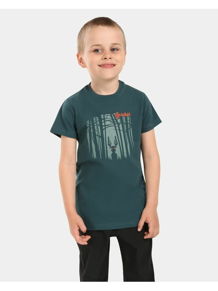 Kilpi Jungen Baumwoll-T-Shirt Kilpi SALO-JB Dunkelgrün