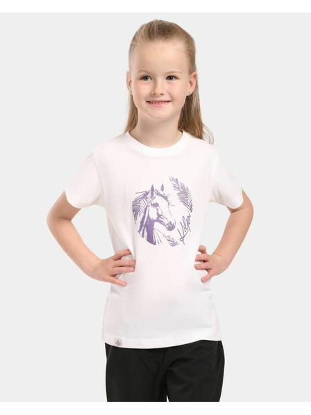 Kilpi Baumwoll-T-Shirt für Mädchen Kilpi MALGA-JG Weiß