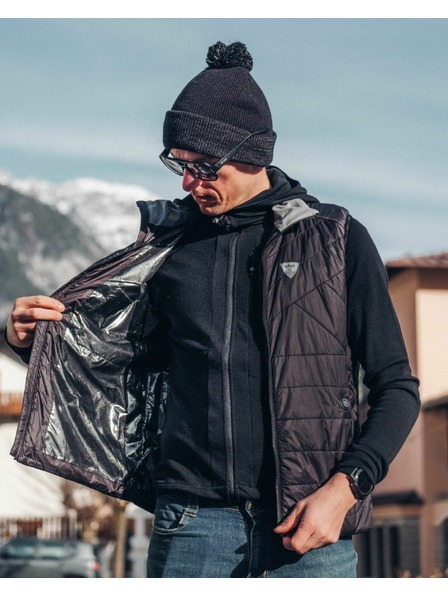 Kilpi Herrenweste mit integrierten Heizpaneelen Kilpi HEATEO-M Schwarz