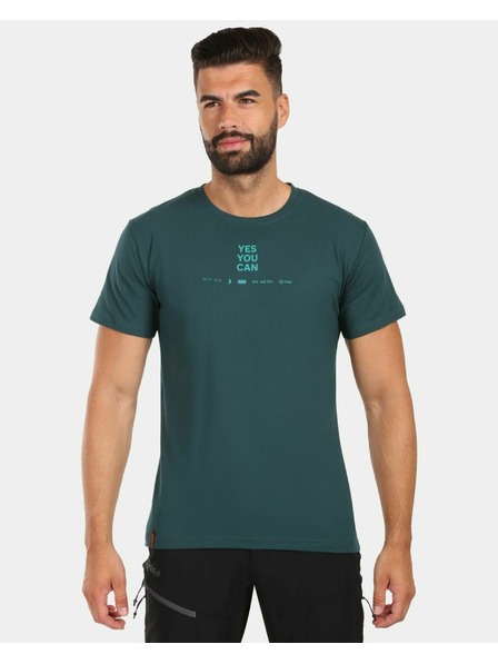 Kilpi Herren T-Shirt aus Baumwolle Kilpi DISCOVER-M Dunkelgrün