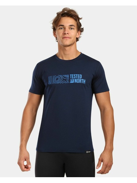Kilpi Herren T-Shirt aus MERINO WOOL Kilpi SLOPER-M Dunkelblau