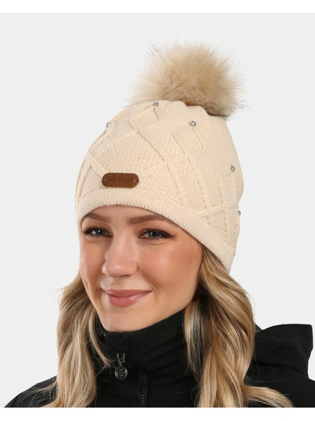 Kilpi Damen-Wintermütze Kilpi ALEN-W Beige