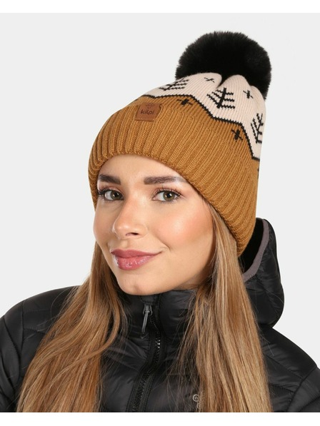 Kilpi Damen-Wintermode-Mütze Kilpi CARMEN-W Braun