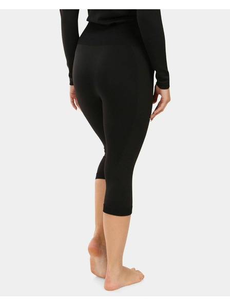 Kilpi Damen nahtlose 3/4 Thermo Hose Kilpi LINE-W Schwarz