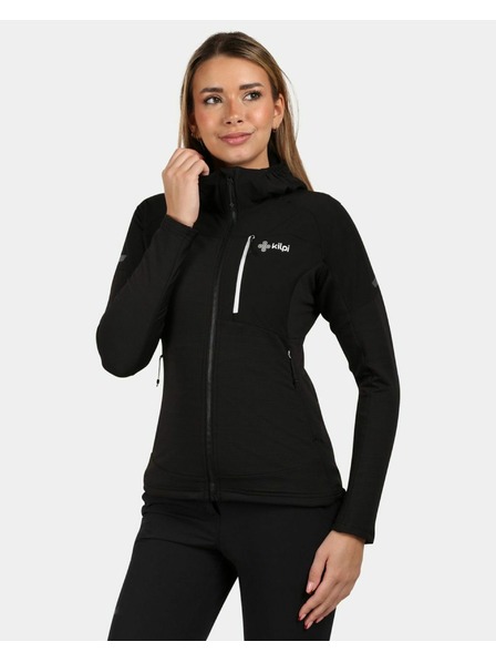 Kilpi Damen-Funktions-Kapuzenpullover Kilpi MEMPHIS-W Schwarz