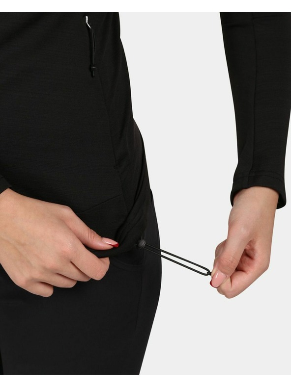 Kilpi Damen-Funktions-Kapuzenpullover Kilpi MEMPHIS-W Schwarz