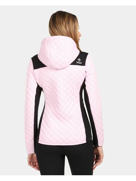 Kilpi Damen Isoliertes Fleece-Sweatshirt mit Kapuze Kilpi NEVIA-W Hellrosa