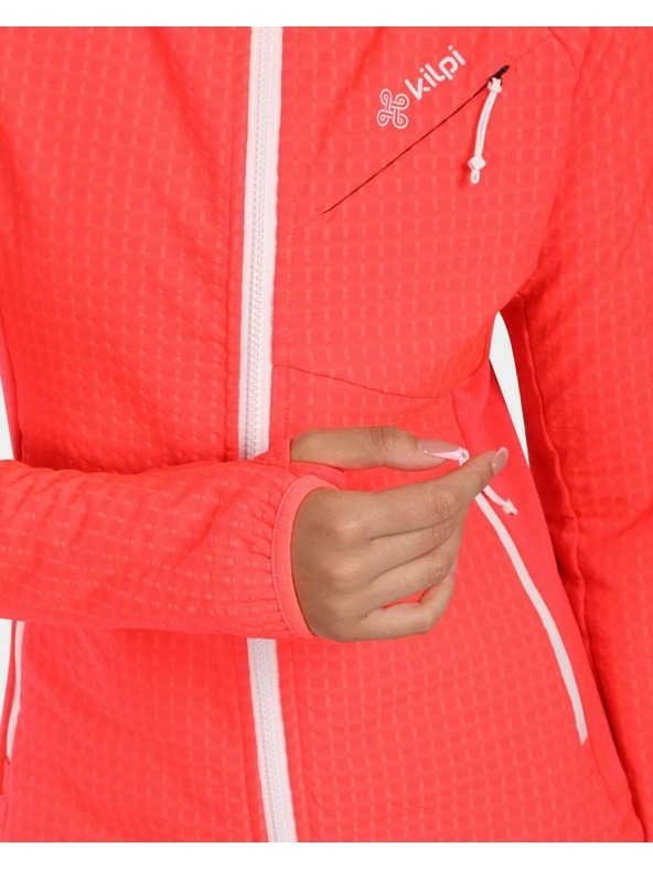 Kilpi Damen Fleece-Kapuzenpullover Kilpi FRENSIS-W Rosa