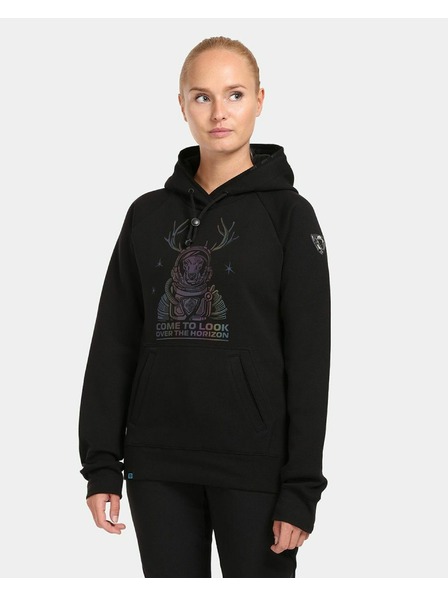 Kilpi Damen-Kapuzen-Sweatjacke Kilpi LTD BELLATRIX-W Schwarz