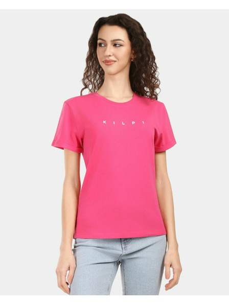 Kilpi Damen Baumwoll-T-Shirt mit kurzen Ärmeln Kilpi PROLIX-W Rosa