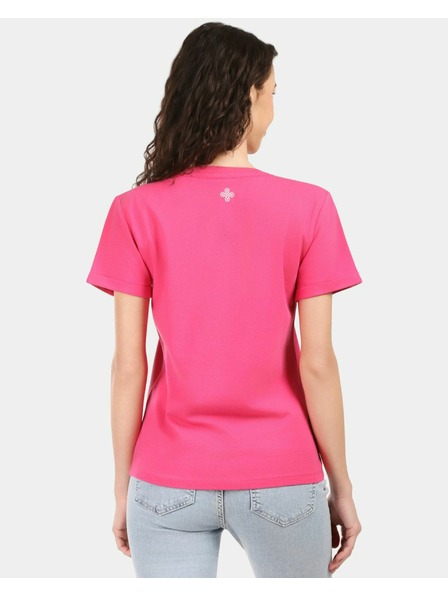 Kilpi Damen Baumwoll-T-Shirt mit kurzen Ärmeln Kilpi PROLIX-W Rosa