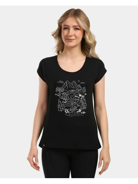 Kilpi Baumwoll-T-Shirt für Frauen Kilpi ROANE-W Schwarz