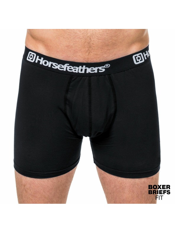 Horsefeathers Boxershorts Dynasty Long 3er-Pack - schwarz