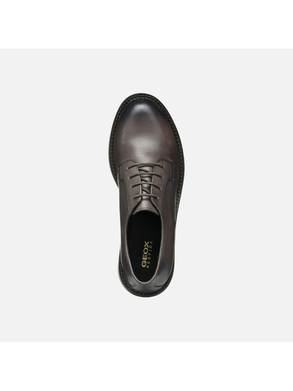 Geox Dunkelbraune Damen-Halbschuhe Geox Serilda