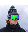 Horsefeathers Snowboardbrille Huck - black/mirror green