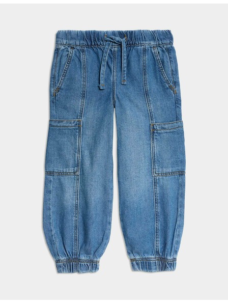Marks & Spencer Cargo-Jeans mit Bündchen (2–8 Jahre) Marks & Spencer marineblau