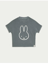 Marks & Spencer Miffy™-T-Shirt mit hohem Baumwollanteil (1–8 Jahre) Marks & Spencer grau
