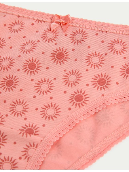 Marks & Spencer Brasilianische Slips mit hohem Baumwollanteil und Lycra™-Material, 5 Stück Marks & Spencer orange