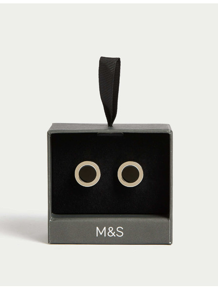 Marks & Spencer Runde Manschettenknöpfe Marks & Spencer silber