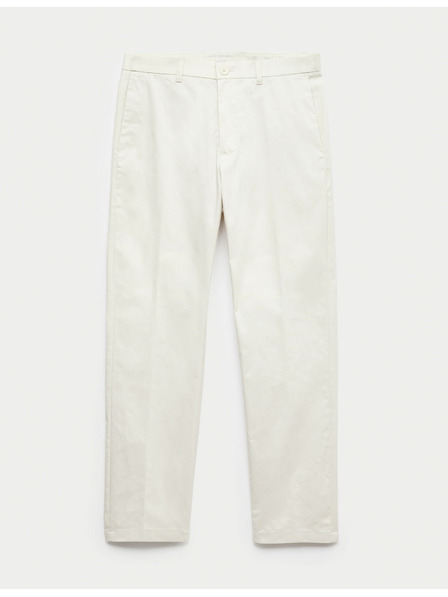 Marks & Spencer Super leichte Chino Hose, normaler Schnitt Marks & Spencer Creme
