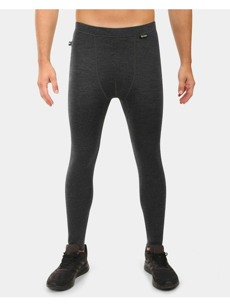 Kilpi Herren Thermo Hose aus MERINO WOLLE Kilpi MAVORA BOTTOM-M Schwarz