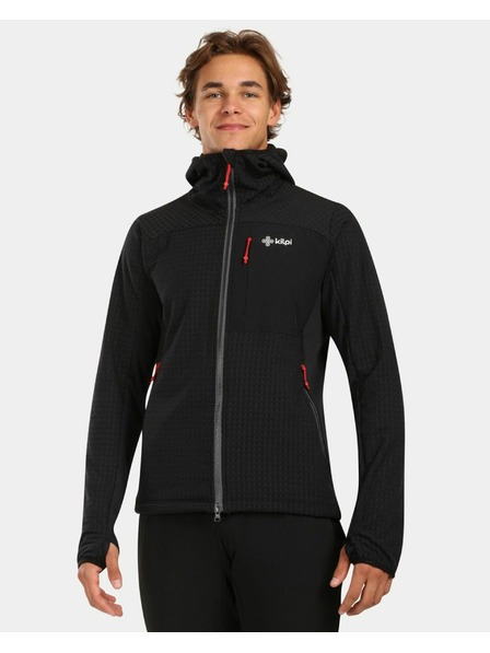 Kilpi Herren Fleece-Sweatshirt mit Kapuze Kilpi FRENI-M Schwarz