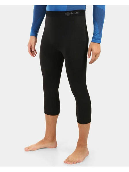 Kilpi Herren Nahtlose 3/4 Thermo Hose Kilpi NIELO-M Schwarz