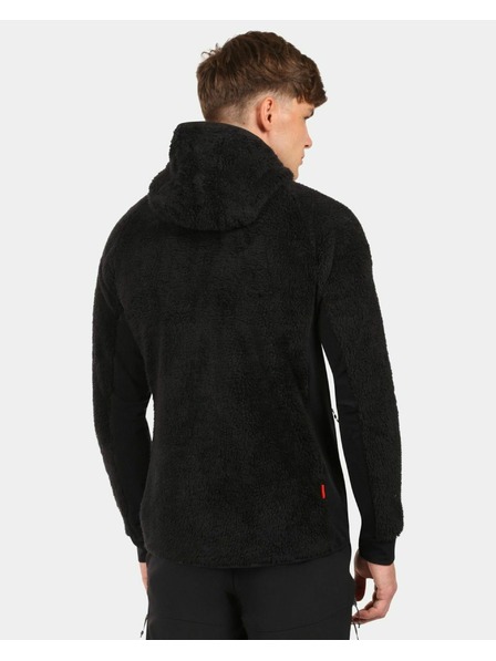 Kilpi Herren kuscheliger Fleece-Sweatshirt mit Kapuze Kilpi NORKA-M Schwarz