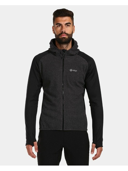Kilpi Herren Fleece-Sweatshirt Kilpi VERSAM-M Schwarz