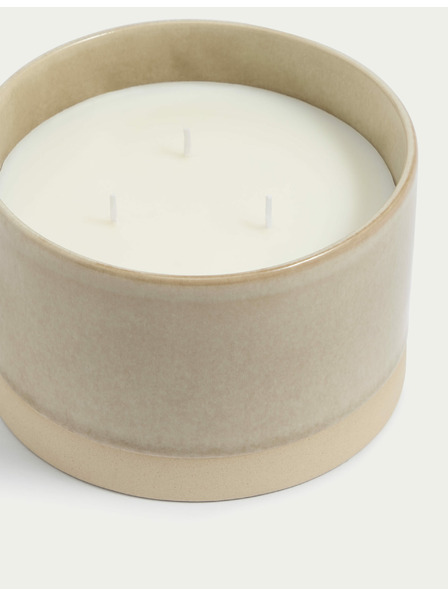 Marks & Spencer Kerze Slow Morning mit 3 Dochten von Marks & Spencer beige