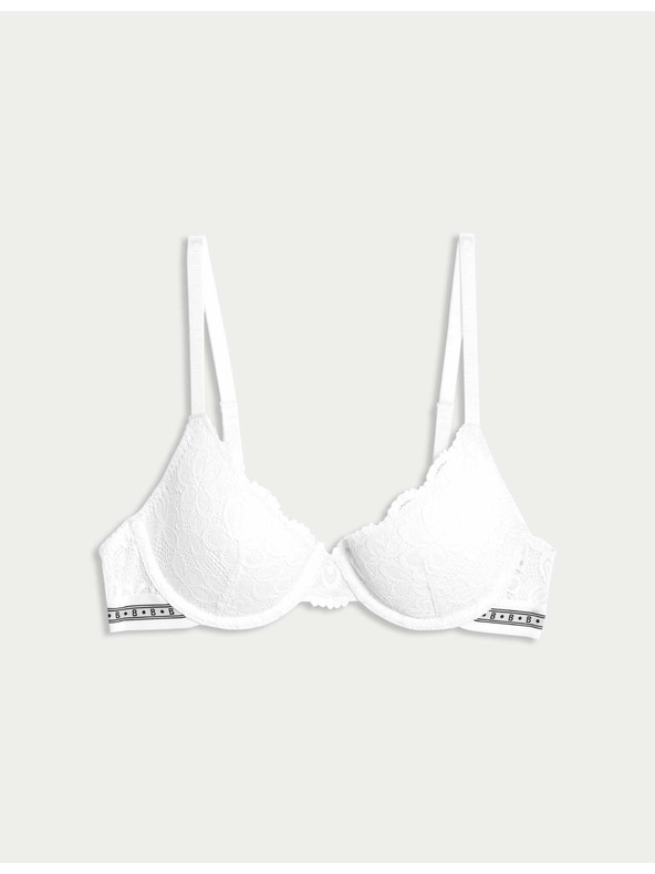 Marks & Spencer Spitzen-BH Cleo mit halbem Körbchen und Bügeln, Gr. A–E von Marks & Spencer weiß