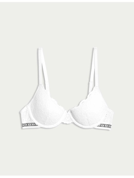 Marks & Spencer Spitzen-BH Cleo mit halbem Körbchen und Bügeln, Gr. A–E von Marks & Spencer weiß
