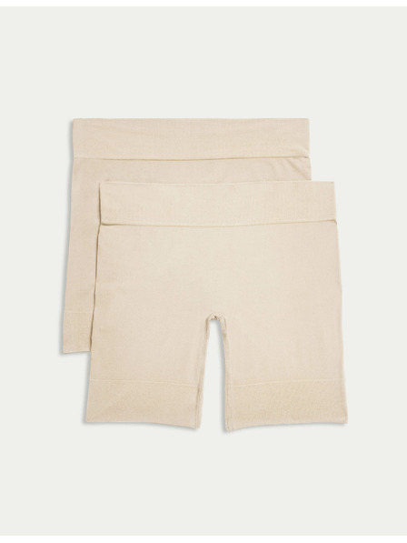 Marks & Spencer Reibungsgeschützte Shorts, 2 Stück von Marks & Spencer beige
